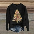thumbnail image 2 of Essentials Women's Sweater Christmas Tree Long Sleeve Crewneck Knitted Oversize Loose Fit 2025 Fall Outfits, 2 of 2