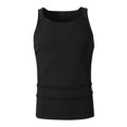 thumbnail image 5 of Lopecy-Sta Men Tank Tops Square Neck Vertical Ribbed Slim Fit Stretch Breathable Gym Bodybuilding Muscle Sleeveless Undershirts, 5 of 6