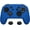 Blue, variant on PlayVital Samurai Edition Ergonomic Silicone Skin Protective Case for Nintendo Switch Pro Controller, Soft Anti-Slip Controller Grip Protector for Nintendo Switch Pro with Thumb Grip Caps - Black