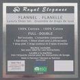 thumbnail image 3 of Cotton House - Flannel Sheet Set, 100% Cotton, Full Size, Weave Design, 3 of 4