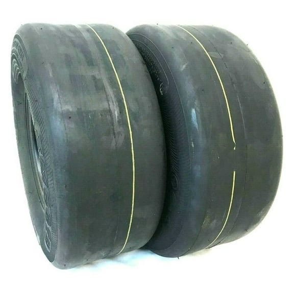 TWO 15X6.00-6 8 Ply Rated Smooth Tread Lawn Mower Tire 15x600-6 15x600x6 Fits Zero Turn Mowers