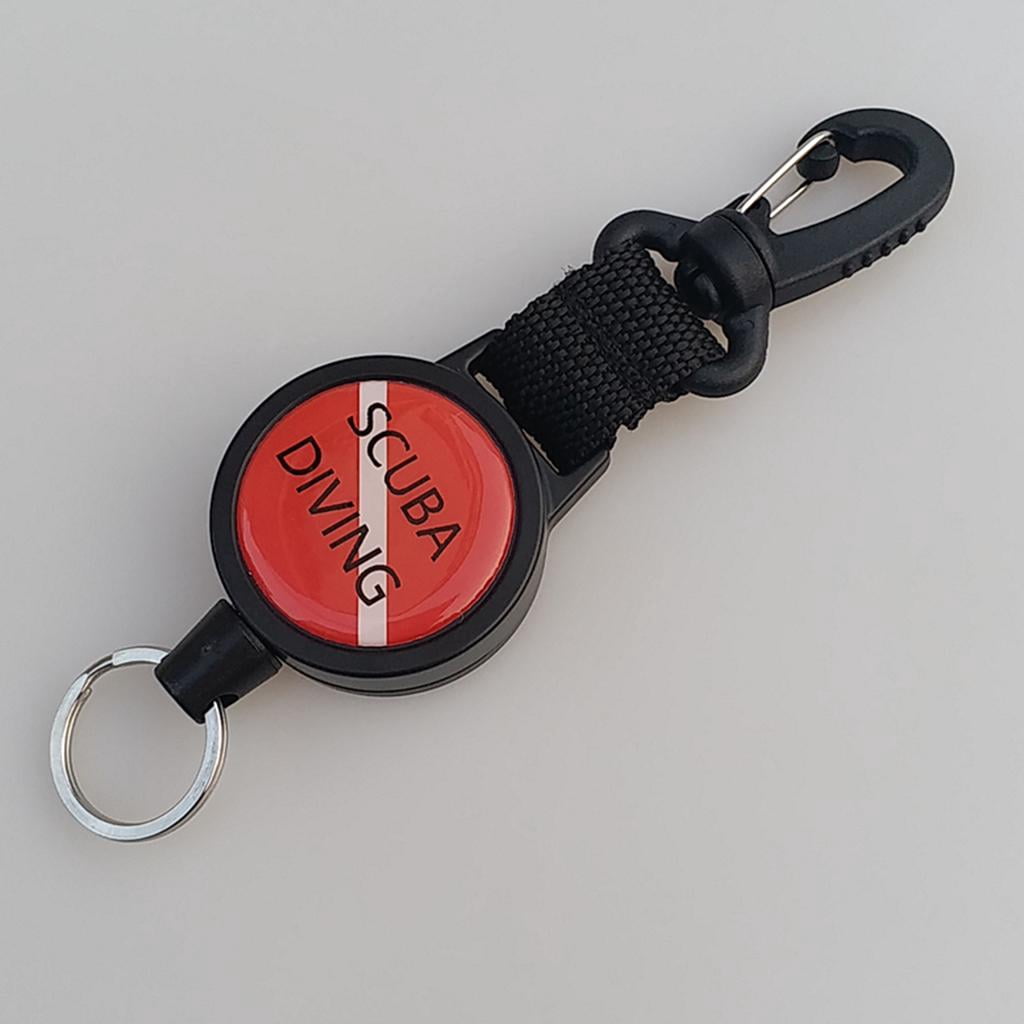 Sangle De Plongée SGerste – Boucle Rapide Pivotante, Mousqueton Et Anneau, Nylon Robuste, Pour BCD, Ceinture Ou Accroche Lampe, Chasse Sous-marine