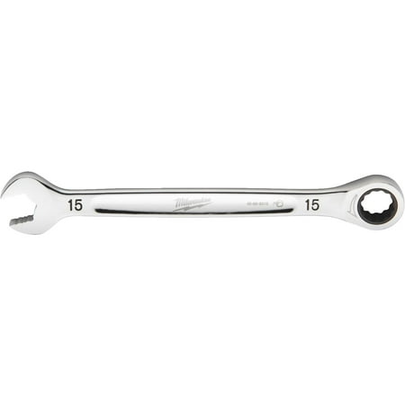 UPC: 0045242573523 | Milwaukee Metric 15 mm 12-Point Ratcheting Combination Wrench