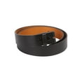 thumbnail image 1 of MENS/WOMENS BLACK LEATHER BELT FOR BUCKLES M MEDIUM (34-36), 1 of 2
