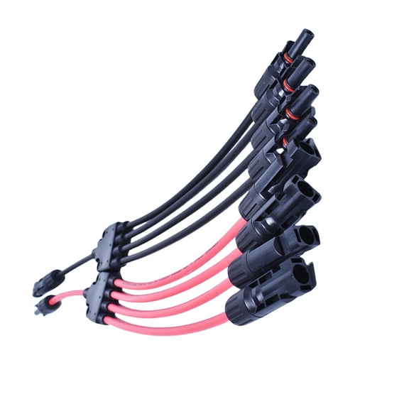 Solar Panel Y Connector Cable Y Branch Cable Adapter for Enhances Energy Systems