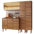 thumbnail image 1 of Cocina Integral Completa 169cm Emilly Voice Madesa 06 - Marrón Madesa GREM169006, 1 of 5