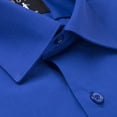 thumbnail image 2 of Boy's P300JABR Solid Poplin Long Sleeve Dress Shirt - French Blue - 8, 2 of 3