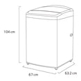 thumbnail image 3 of Lavadora LG 21kg silver, 3 of 4
