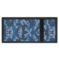 thumbnail image 4 of CHAQLIN Blue Camo Pattern Children's Wallet, Polyester Fabric Trifold Card Wallet for Outdoor, Magic Stiker Lightweight Kids Trifold Wallet, 4 of 6
