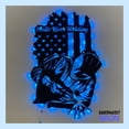 thumbnail image 3 of Handmadetneonsign Ironworker Metal Sign, Welding Us Flag Metal Light, Welder Wall Art, Welder Home Wall Decor 78012, 3 of 5