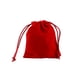 thumbnail image 2 of Billuyoard Bolsa con cordón Almacenamiento Arpillera Empaquetado Regalo Corsé Bolsas Saco Joyas Paquete Organizar Dulces Cosméticos Monedas Almacenamiento y organización del hogar Gran rojo Billuyoard HA075283-05, 2 of 6