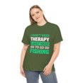 thumbnail image 3 of I don't need Therapy just Fishing Unisex Heavy Cotton Tee, 3 of 9
