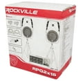 thumbnail image 6 of Rockville RPG2X15 PA System Mixer/Amp+15" Speakers+Stands+Mics+Bluetooth+Facade, 6 of 10