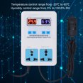 thumbnail image 3 of Temperature Humidity Controller TY 2105 Control -20 degrees Celsius to60 degrees Celsius  0to100.0%RH 2 Output Relay Large LCD Screen Easy Operation  Plug and Play for Cabinet, 3 of 7