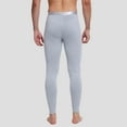 thumbnail image 5 of USNSM Men's Breathable Thermal Underwear Bottom Fleece Lined Pant Long Johns Leggings for Men Base Layer for Cold Weather Gray M, 5 of 6