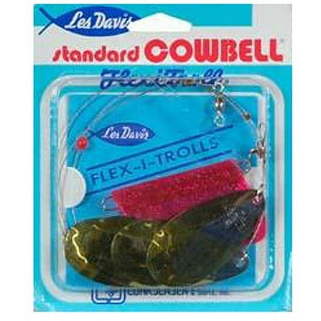 UPC: 0012553002035 | Luhr Jensen Standard Cowbell Lake Troll 38 50/50 Nickel/Brass Slant