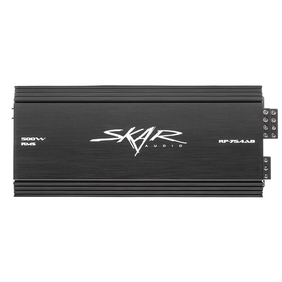 Amplificador de coche Skar Audio RP-75.4AB, 500 W, gama completa, clase A/B