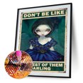 thumbnail image 2 of 5D DIY Diamond Painting Kits Full Round Drill Big Eyes Girl Poster Arts (A5431) Sywqhk Decoración hogareña, 2 of 9