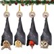 thumbnail image 1 of Colgante Decorativo Adorno Navideño Colgante Invertido De 8cm, Decoración Gótica Para Árbol De Halloween, Para Exhibición Festiva, Conejo (1 Unidad) Rkxzt, 1 of 9