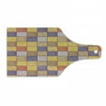 thumbnail image 1 of Abstract Cutting Board, Colorful Squares with Vertical Horizontal Stripes Overlapping Plaid Inspired, Decorative Tempered Glass Cutting and Serving Board, in 3 Sizes, by Ambesonne, 1 of 2