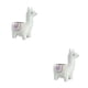 thumbnail image 1 of Macetas suculentas Toystoory Maceta de cerámica ecológica Alpaca blanca 2Conjunto, 1 of 6