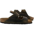 thumbnail image 3 of Birkenstock Men's Arizona Soft Footbed Sandals, Faded Khaki, Brown, 9 Medium US, 3 of 3