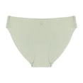 thumbnail image 2 of Lumtrix Low Rise Underwear for Women Seamless Workout Bikini Panties Heart Cutout Stretch Briefs Light Green L, 2 of 3