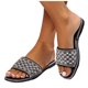 thumbnail image 3 of WILLBEST Sandalias De Mujer, Sandalias De Moda Con Nuevo Patrón De Perla Brillante, Decoración De Moda, Suela Plana, Transpirables, Zapatillas De Playa De Verano, 3 of 9