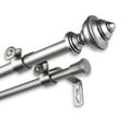 thumbnail image 3 of 5/8" Dia Adjustable 48"-84" double curtain rod with Clyde Finials - Satin Nickel,(5708-485D), 3 of 3