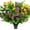 Mix Colors, variant on 10 Bundles Artificial Fake Flowers Outdoor UV Resistant Plastic Flowers Faux Hanging Greenery Shrubs Plants Arrangement Flowers for Backyard Window Box Porch Patio Garden Home Office Wedding Decor