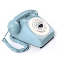 thumbnail image 3 of GJX 2026 New Retro Bluetooth Landline Phone-Cordless Vintage Home Phone with Speakerphone,Easy Setup for Elderly&Home Office,Classic Style for House&Desk for Home,Office,Desk,Hotel,Decor（Black）, 3 of 7