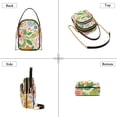 thumbnail image 3 of FORMRS Crossbody Bag for Women Quilted Travel Shoulder Cell Phone Purse with Chain Strap Handbag, Retro Pink Floral, 3 of 7