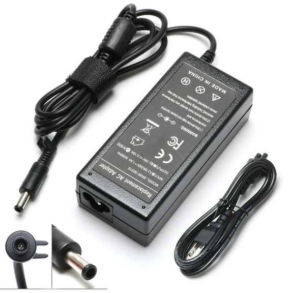 Ursulan 60W 19V 3.15A Laptop Charger Apply to Samsung Notebook NP365E5C NP300E5E and Other Power Charging Cable Plug5.5*3.0mm
