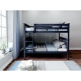 thumbnail image 1 of BEDSMART Solid Wood Full Over Full Bunk Bed | Blue, 1 of 2