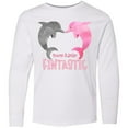 thumbnail image 3 of Inktastic You're Flippin' Fintastic Dolphins Long Sleeve Youth T-Shirt, 3 of 5