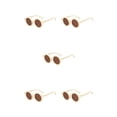 thumbnail image 2 of Qarigey Gafas de sol ópticas redondas Gafas para bebés Adorable niño pequeño Protección clásica para protección de ojos Beige Type2 NO2 Qarigey CBP374775, 2 of 5