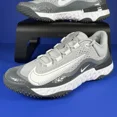 thumbnail image 2 of Nike Men’s Size 8 Alpha Huarache Elite 4 Turf Baseball Shoes Grey DJ6523-010, 2 of 6