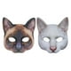 thumbnail image 4 of 2 piezas de Máscara para adultos PENGJTMXG Máscara de truco o trato gato Marrón y blanco, 4 of 4
