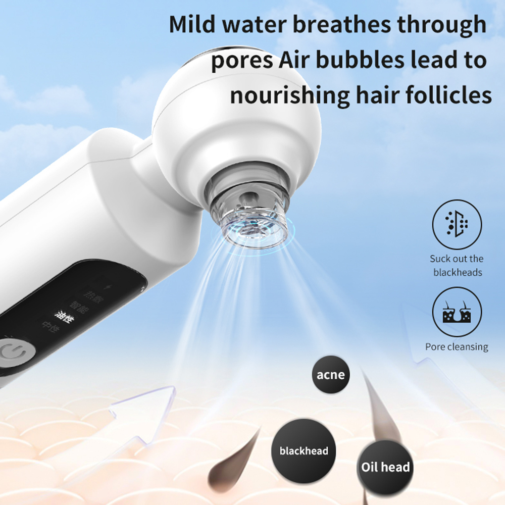 Electric Blackhead Remover Face Pore Cleaner Machine Pore Vacuum Cleaner Extractor Black Dots Pimple Acne Remover Skin Care Tool