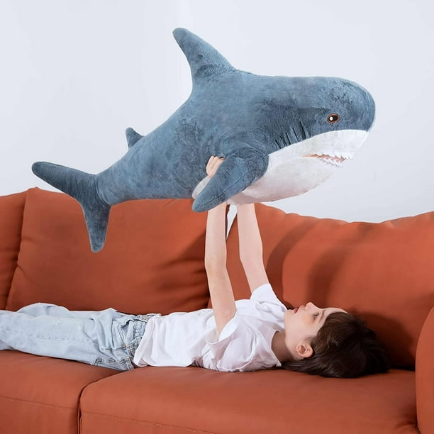 MorisMos 40 Shark Plush for Indoor Playground Decor and Fun