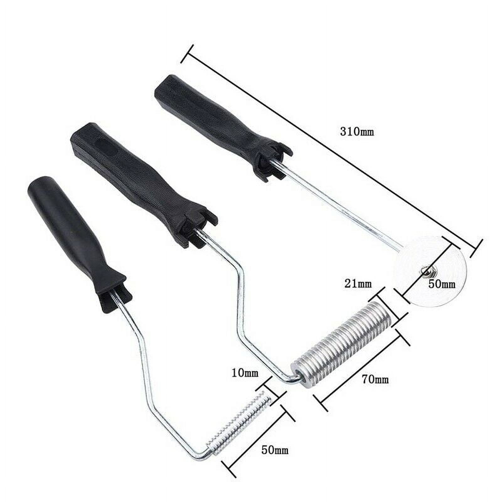 3Pcs Aluminum Alloy Fiberglass Bubble Paddle Tool Laminating Roller Kit
