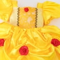 thumbnail image 3 of Baby Girls Princess Onesie Dress Halloween Birthday Bodysuit Outfit with Headband for 6-9M, 3 of 8