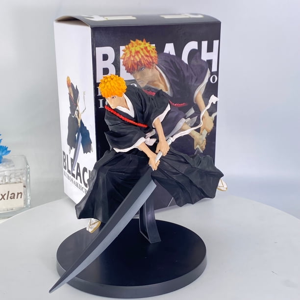 Figura de Anime de 10cm Ver.Q BLEACH #1199 Hitsugaya Toushirou, figura de acción de PVC Ichigo Kurosaki, modelo coleccionable, muñeca de juguete Gong Bohan LED