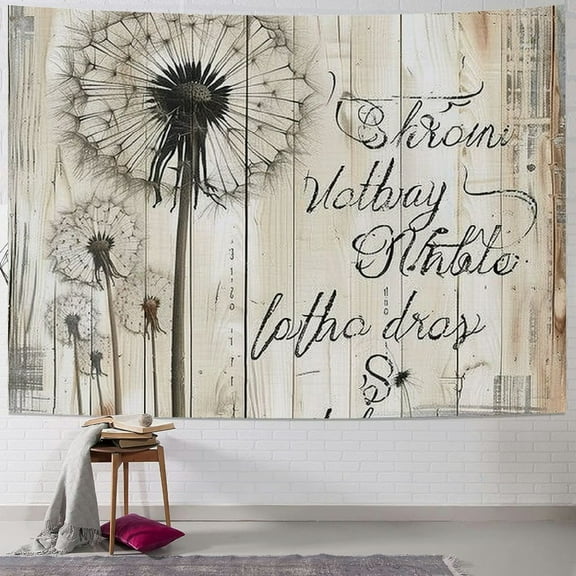 Autua Dandelion Tapestry Wall Hanging Unique Style Graphic Tapestries for Home Decor Living Room Bedroom Apartment Farmhouse Dorm Wall Art Tapestry 40x30inch