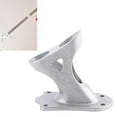 thumbnail image 1 of Flag Holder, 1in Inner Diameter Aluminum Alloy Flag Pole Bracket Practical 2 Position Rust Proof Stable Fixing Flag Holder for Wall Roof Outdoor Railing, 1 of 8