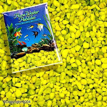 1 lb Hygloss Products Neon Yellow Inc 23164 Bucket of Aquarium & Craft Gravel