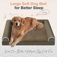 thumbnail image 2 of Cama para Perro NANUYA Ortopédica Lavable Impermeable Marrón, 2 of 7