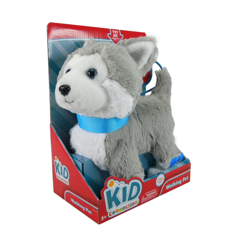 stuffed walking dog toy