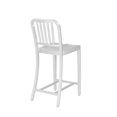 thumbnail image 4 of Eurostyle Cafe 24" Swivel Counter Stool in Matte Aluminum, 4 of 5