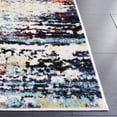 thumbnail image 3 of SAFAVIEH Adirondack Aldous Abstract Area Rug, Ivory/Navy Rust, 6' x 6' Square, 3 of 7